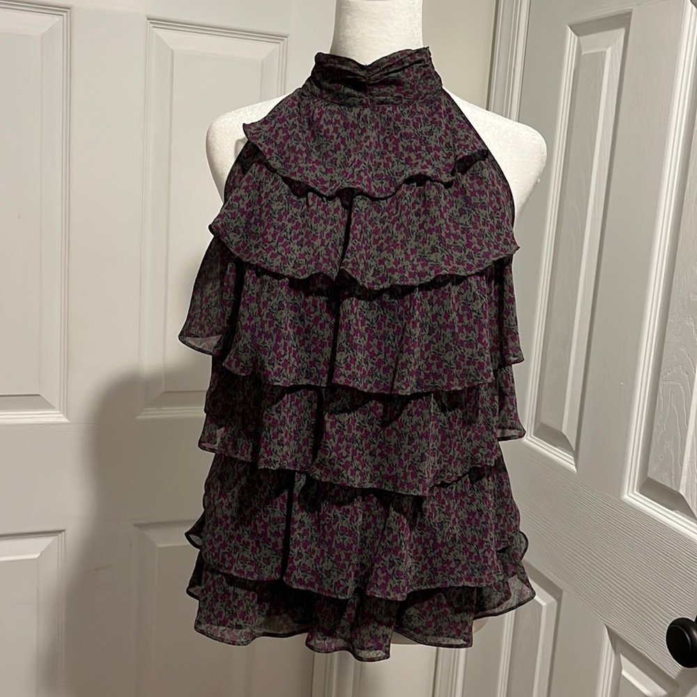 SEXY and versatile ruffle blouse by Arden B. M. A MUST HAVE!
